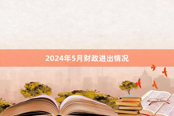 2024年5月财政进出情况