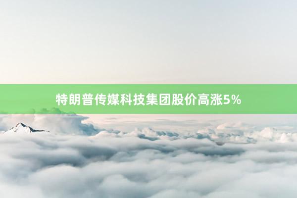 特朗普传媒科技集团股价高涨5%